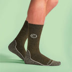 Country Pursuit Mens Wool Blend Cushioned Walker Socks for Hiking and Outdoor Comfort