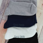 Sock Snob 12 Pair Kids Breathable Bamboo Plain Socks for School