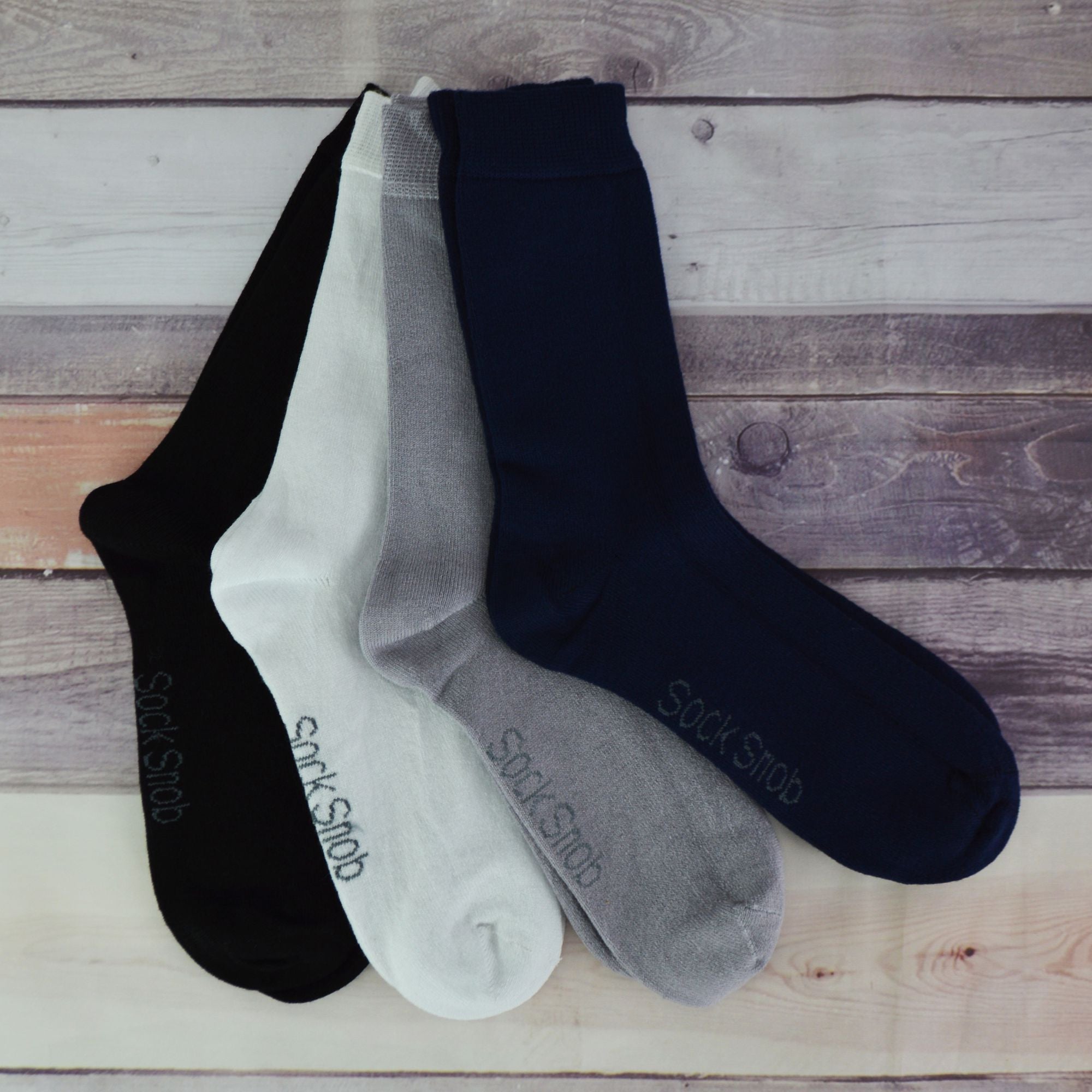 Sock Snob 6 Pack Girls and Boys Super Soft Breathable Organic Bamboo Socks
