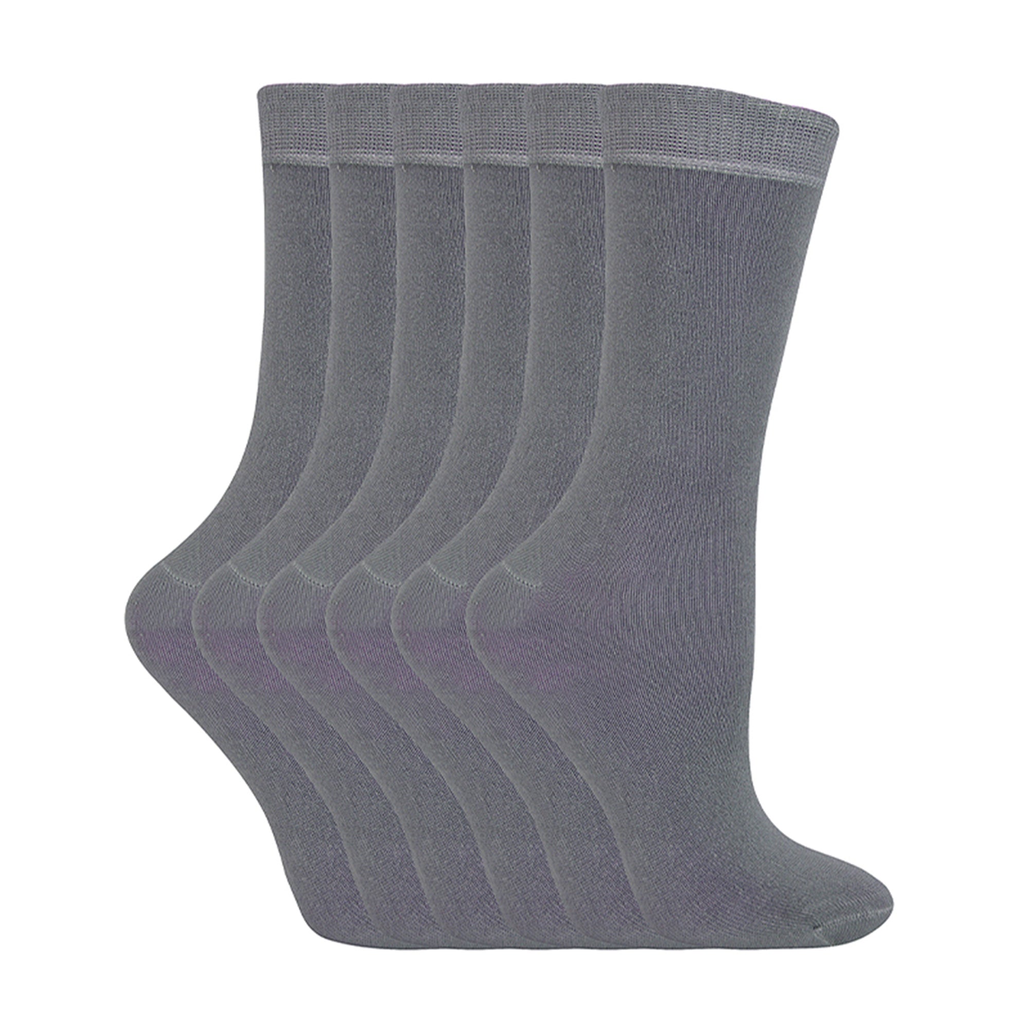 Sock Snob 6 Pack Girls and Boys Super Soft Breathable Organic Bamboo Socks