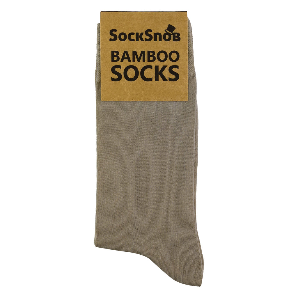 Sock Snob 4 Pack Unisex Luxury Bamboo Crew Dress Socks