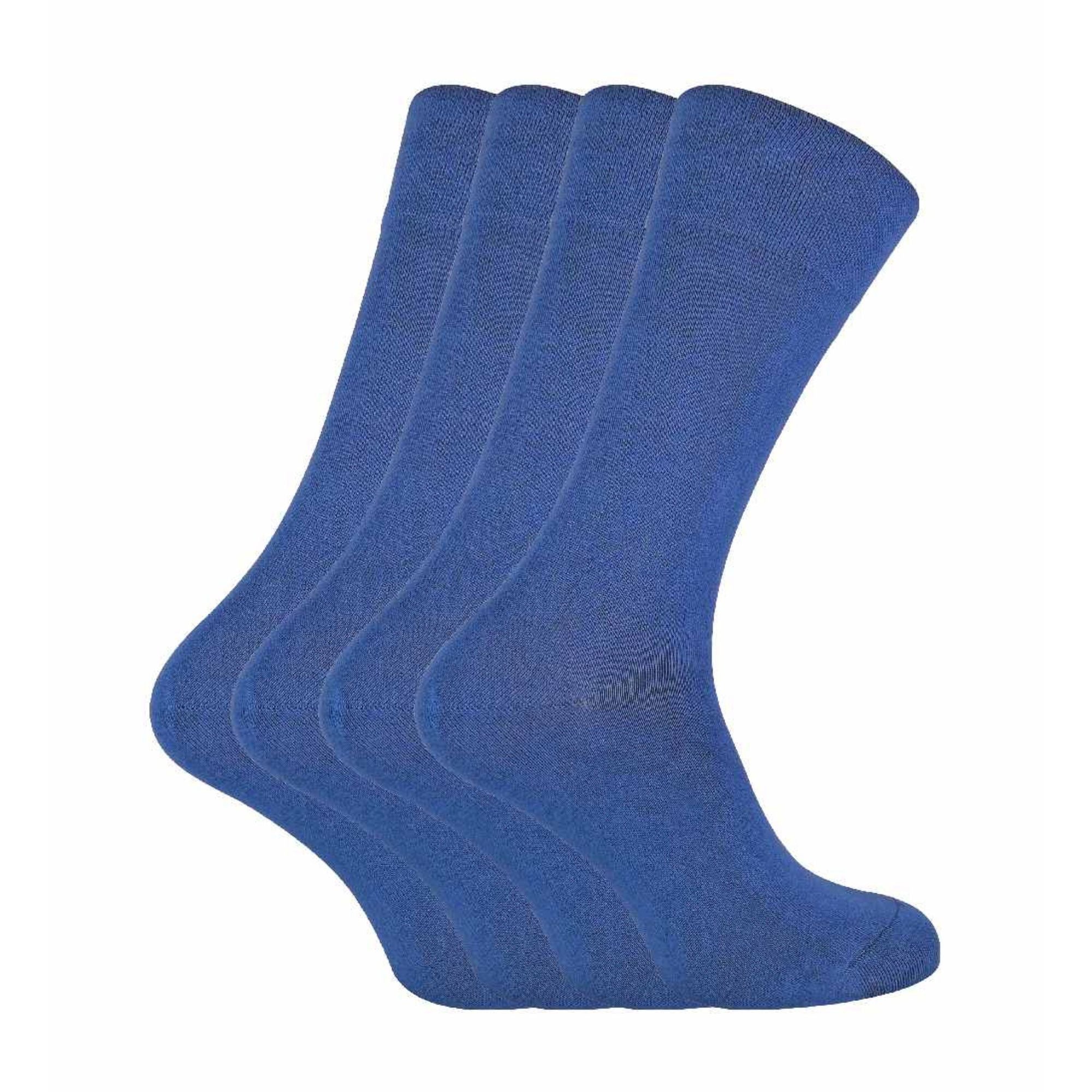Sock Snob 4 Pack Unisex Luxury Bamboo Crew Dress Socks