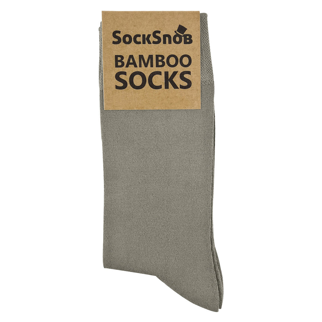 Sock Snob 4 Pack Unisex Luxury Bamboo Crew Dress Socks