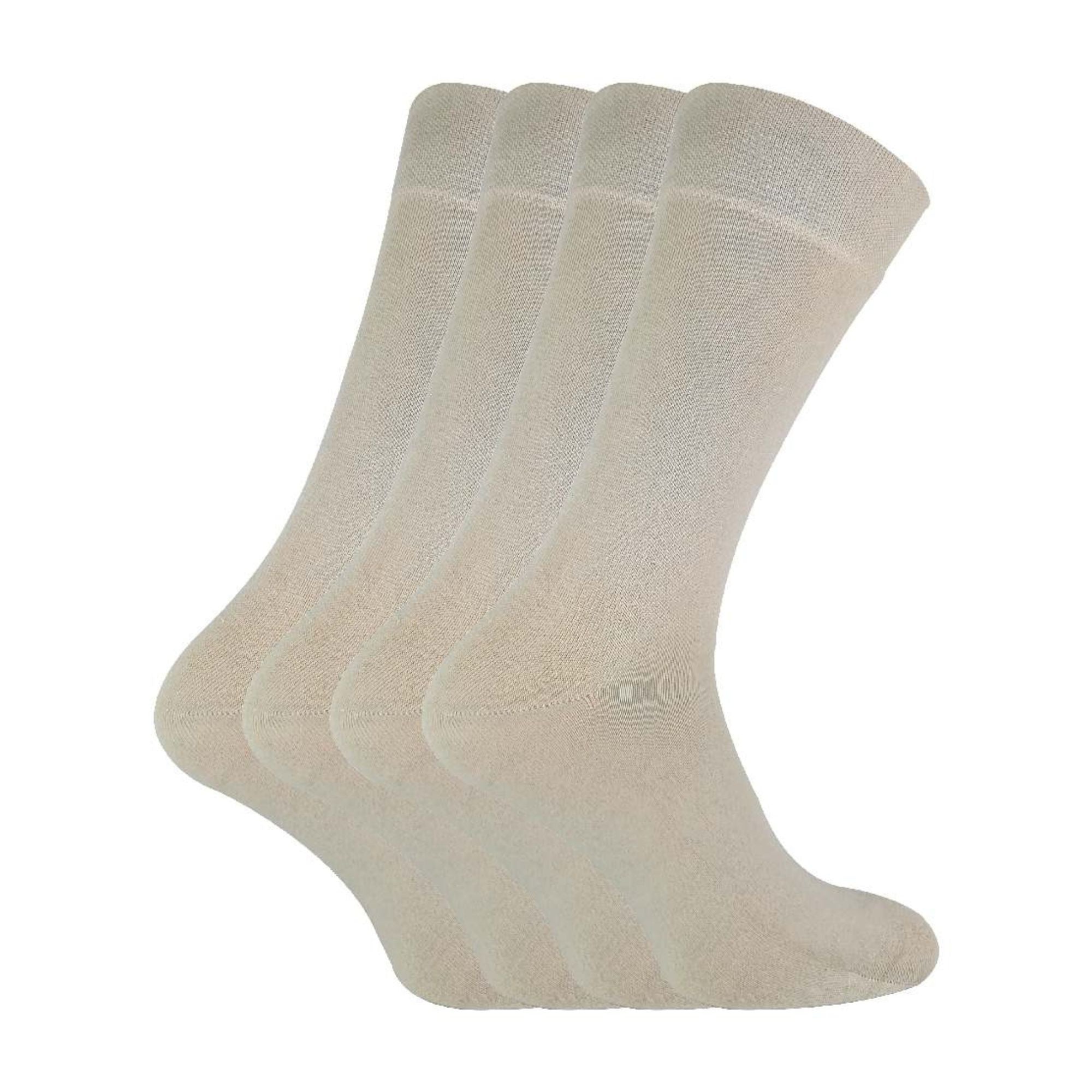 Sock Snob 4 Pack Unisex Luxury Bamboo Crew Dress Socks