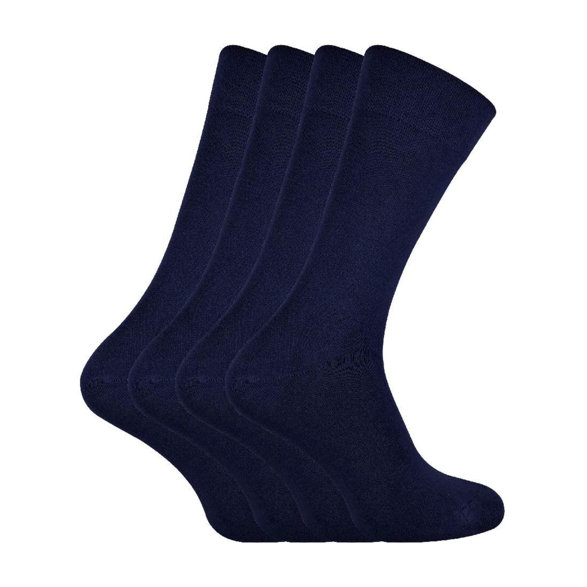 Sock Snob 4 Pack Unisex Luxury Bamboo Crew Dress Socks