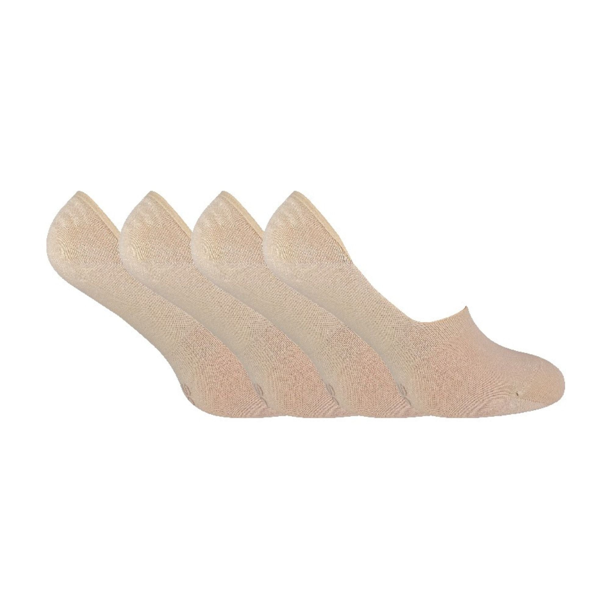 Sock Snob 4 Pack Unisex Luxury Bamboo No Show Invisible Socks
