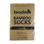 Sock Snob 4 Pack Unisex Luxury Bamboo No Show Invisible Socks
