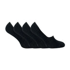 Sock Snob 4 Pack Unisex Luxury Bamboo No Show Invisible Socks