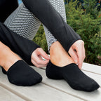 Sock Snob 4 Pack Unisex Luxury Bamboo No Show Invisible Socks