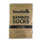 Sock Snob 4 Pack Unisex Luxury Bamboo No Show Invisible Socks