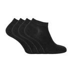 Sock Snob 4 Pack Unisex Luxury Bamboo Low Cut Trainer Socks