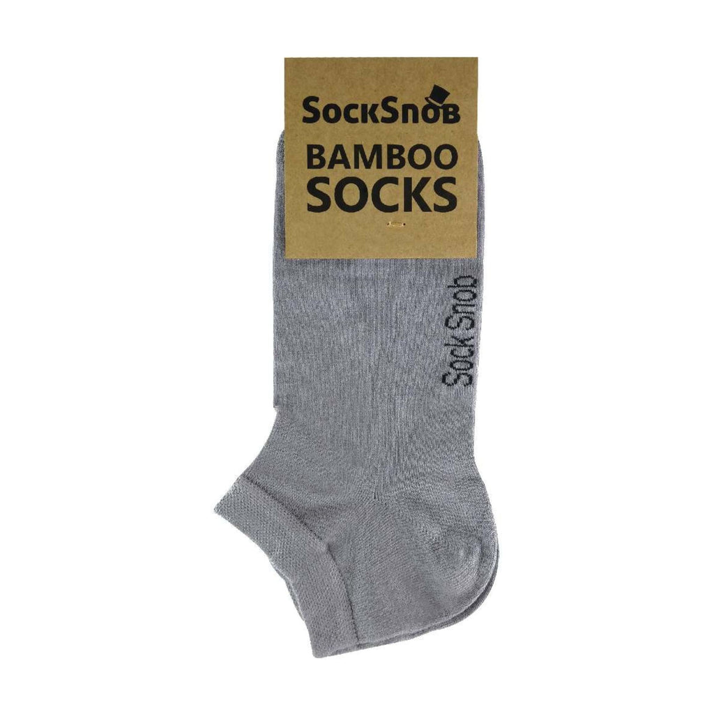Sock Snob 4 Pack Unisex Luxury Bamboo Low Cut Trainer Socks