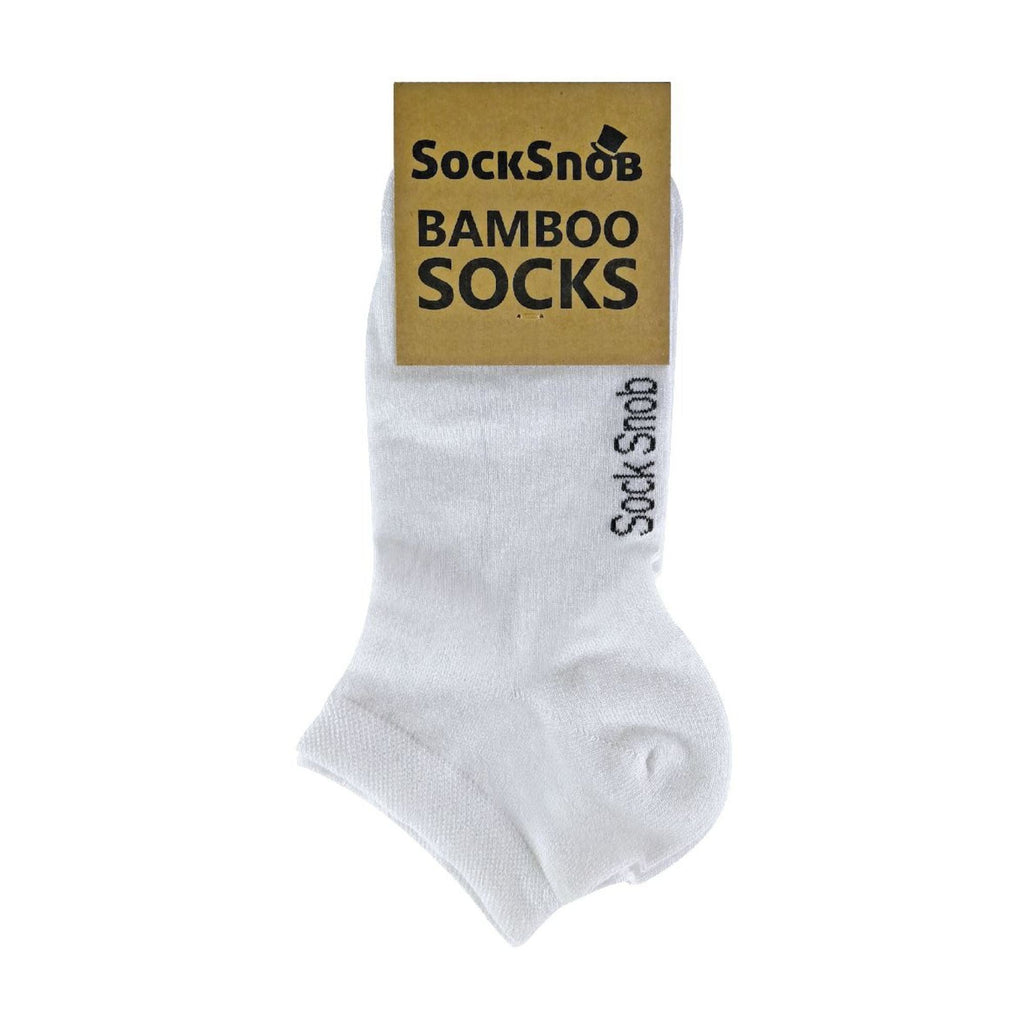 Sock Snob 4 Pack Unisex Luxury Bamboo Low Cut Trainer Socks