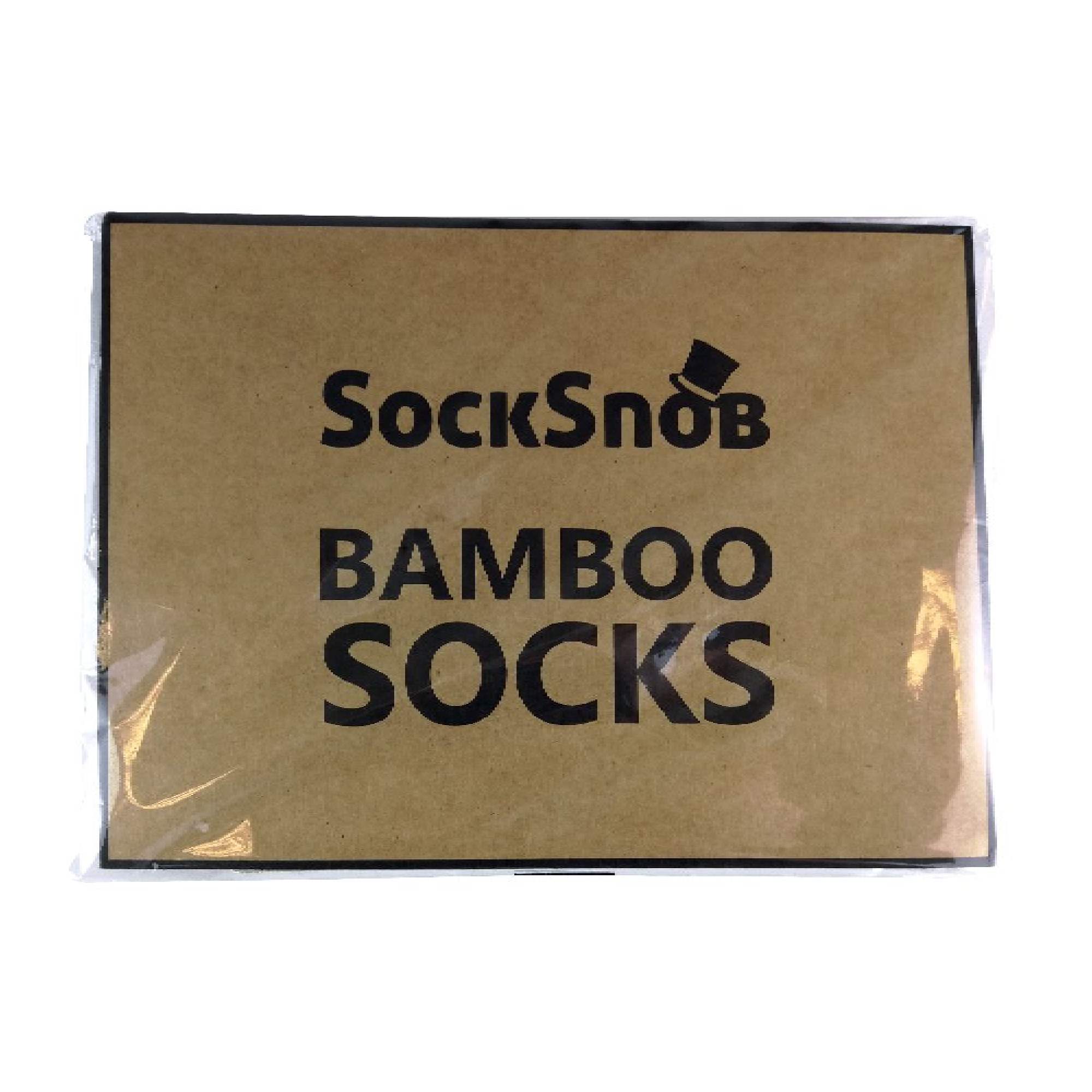 Sock Snob 4 Pack Unisex Luxury Bamboo Crew Dress Socks