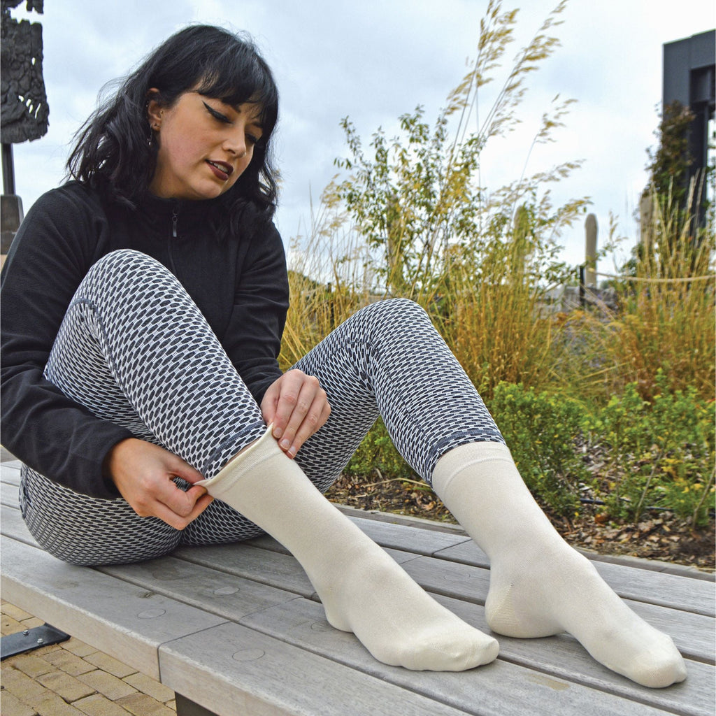 Sock Snob 4 Pack Unisex Luxury Bamboo Crew Dress Socks