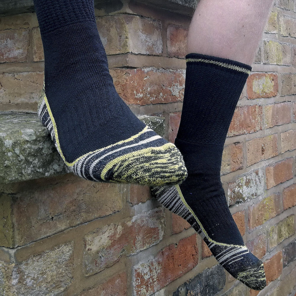 Elle Mens / Womens Summer Cotton Bamboo Work Socks Multipack Options