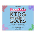 Sock Snob Multipack of Kids Cotton Rich Socks