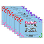 Sock Snob Multipack of Kids Cotton Rich Socks