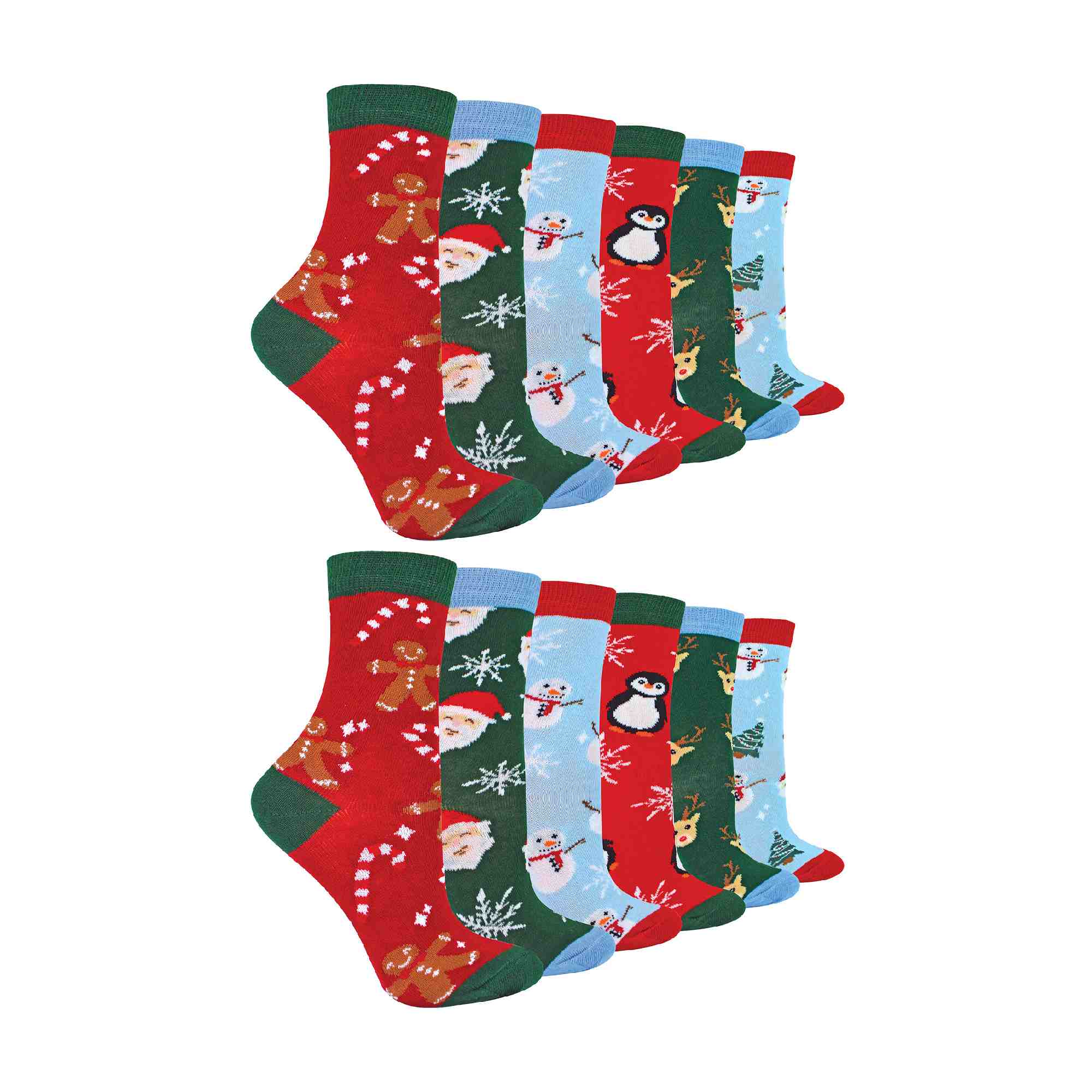 Sock Snob Kids Novelty Festive Christmas Socks Multipack Options