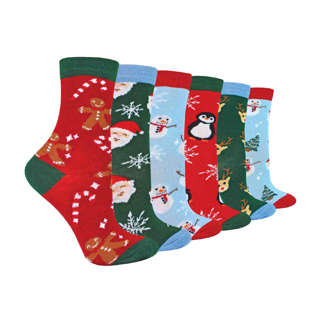 Sock Snob Kids Novelty Festive Christmas Socks Multipack Options
