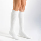 Sock Snob 6 Pairs Womens 100% Cotton Knee High Socks