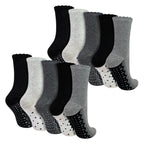 Sock Snob 10 Pairs Womens Lace Effect Footbed Socks
