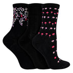 Sock Snob 6 Pairs Womens Floral Pattern Socks