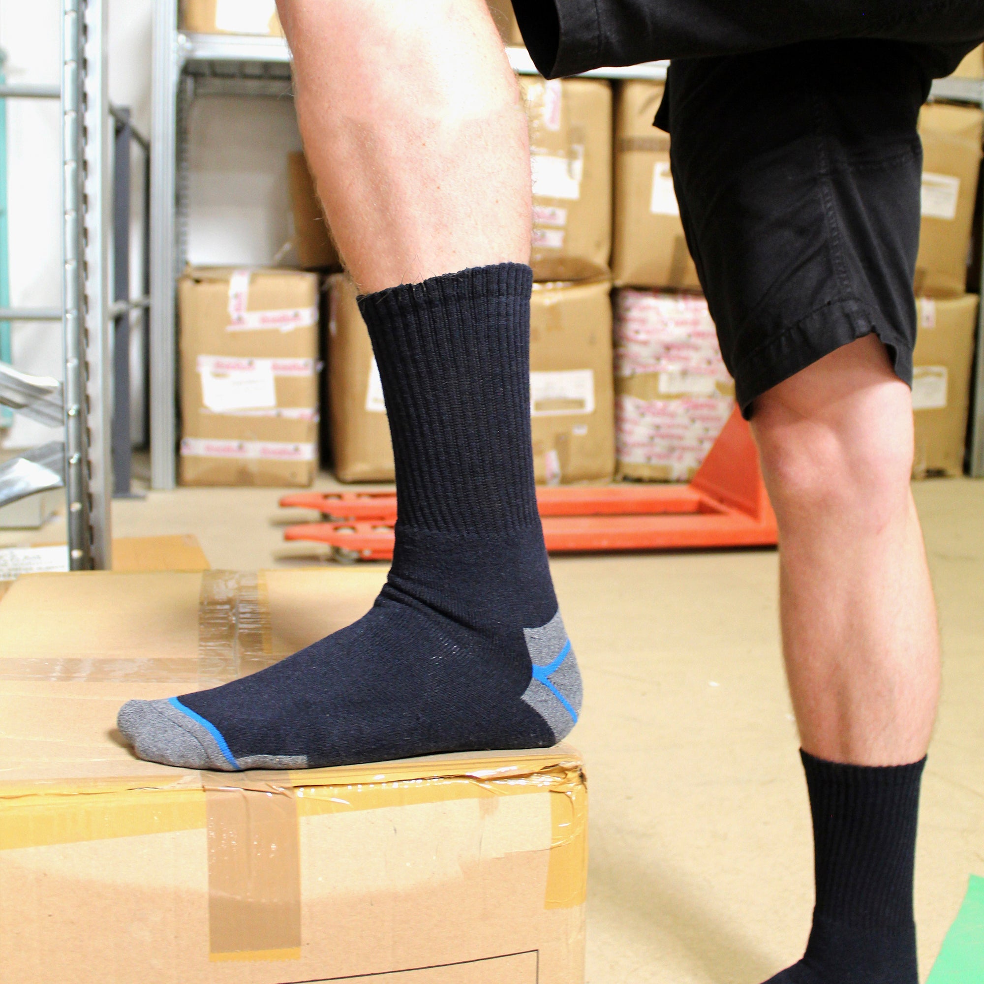 Sock Snob Mens Ultimate Cotton Work Socks for Steel Toe Boots Multipack Options
