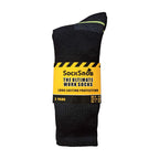Sock Snob Mens Ultimate Cotton Work Socks for Steel Toe Boots Multipack Options
