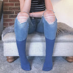 Sock Snob Womens Plain Coloured Cotton Rich Dress Socks (Multipack Options)