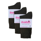 Sock Snob Womens Plain Coloured Cotton Rich Dress Socks (Multipack Options)