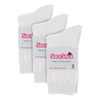Sock Snob Womens Plain Coloured Cotton Rich Dress Socks (Multipack Options)