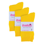 Sock Snob Womens Plain Coloured Cotton Rich Dress Socks (Multipack Options)
