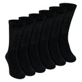 Sock Snob 6 Pairs Mens Cotton Diabetic Socks