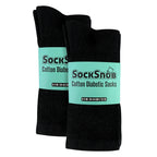 Sock Snob 6 Pairs Mens Cotton Diabetic Socks