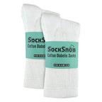 Sock Snob 6 Pairs Mens Cotton Diabetic Socks