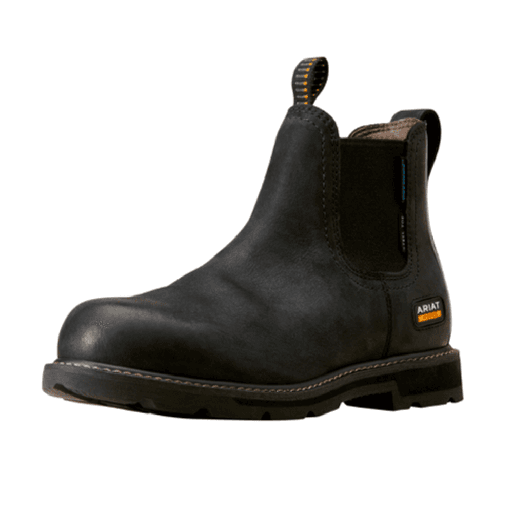 Ariat 10050822 Groundbreaker Chelsea Waterproof Safety Work Boot Black