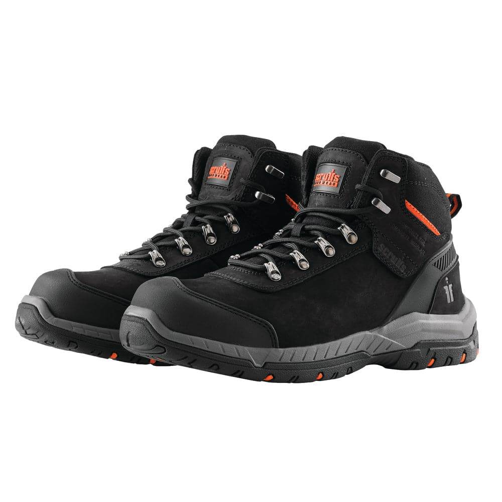 Scruffs Sabatan Lightweight Water Resistant Safety Work Safety Boots Black
