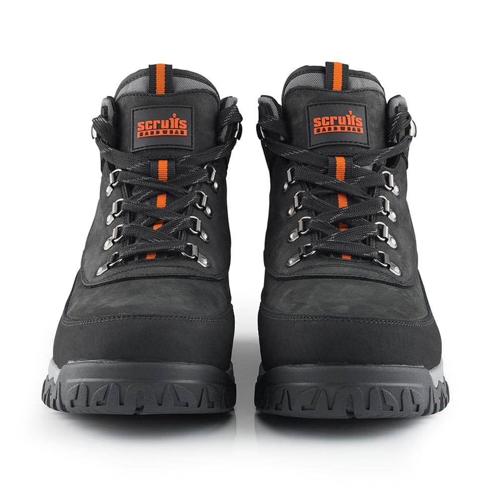Scruffs Scarfell Black Leather Safety Work Safety Boots S1P SRA