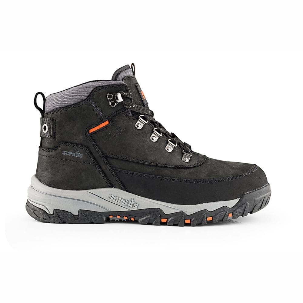 Scruffs Scarfell Black Leather Safety Work Safety Boots S1P SRA