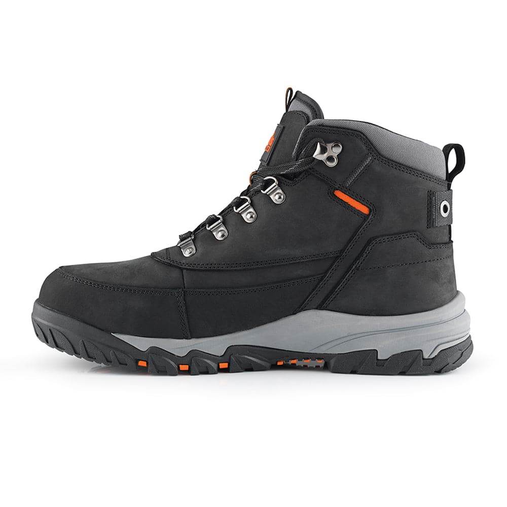 Scruffs Scarfell Black Leather Safety Work Safety Boots S1P SRA