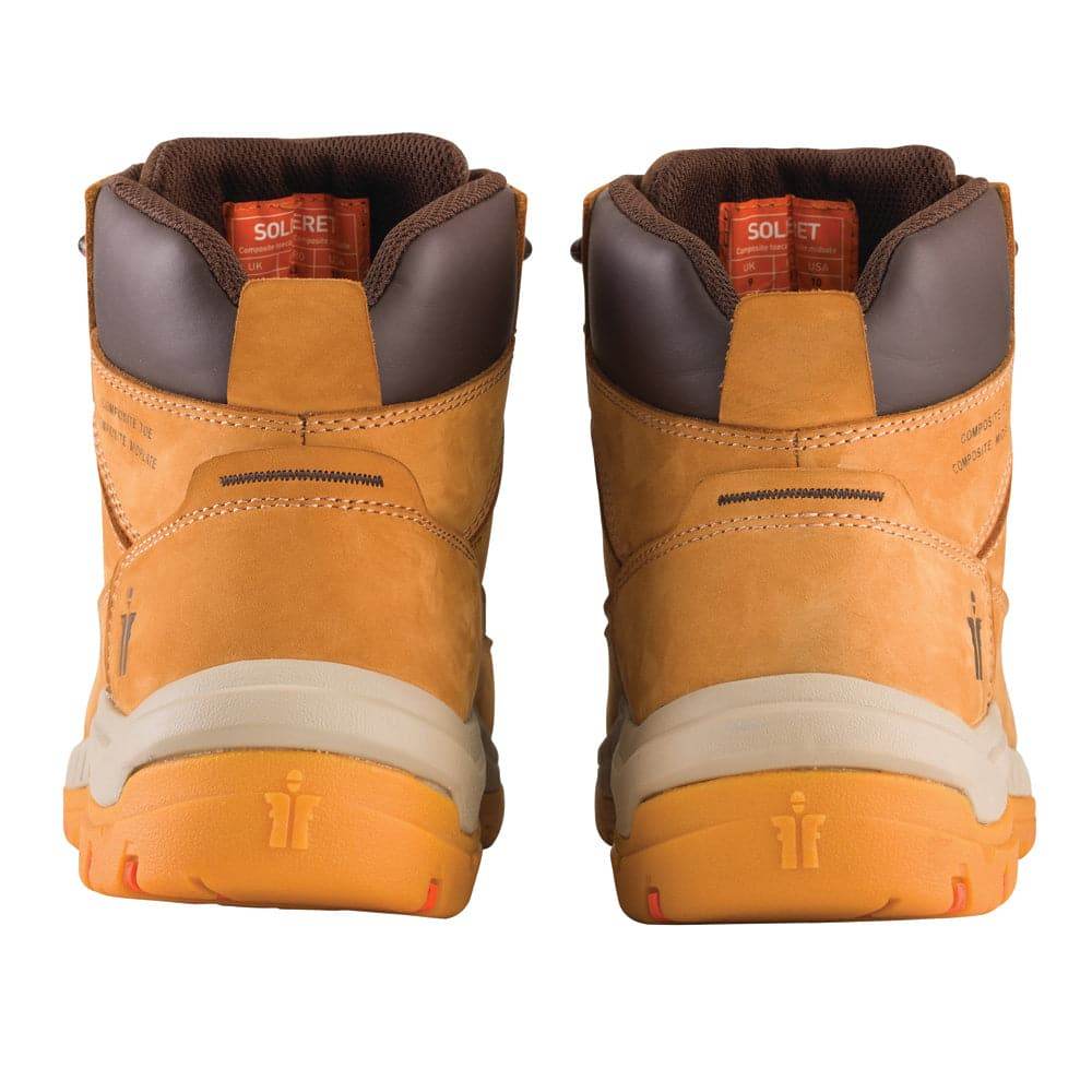 Scruffs Solleret Non-Metallic Lightweight Safety Work Safety Boots Tan