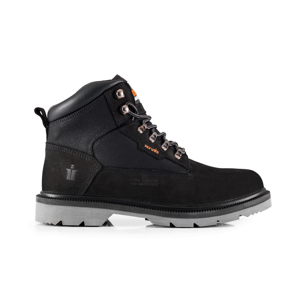 Scruffs Twister Sbp HRO SRC Rated Safety Hiker Boots Black / Tan