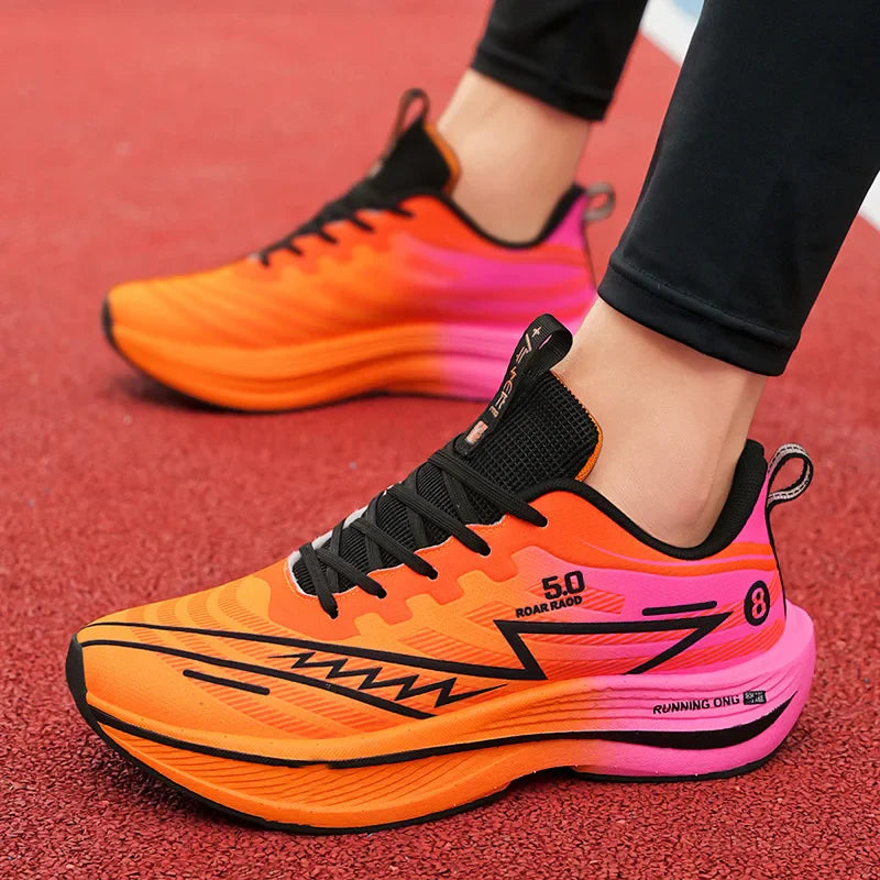 Mens Breathable Mesh Height Increasing Waterproof Lace Up X5 Running Trainers
