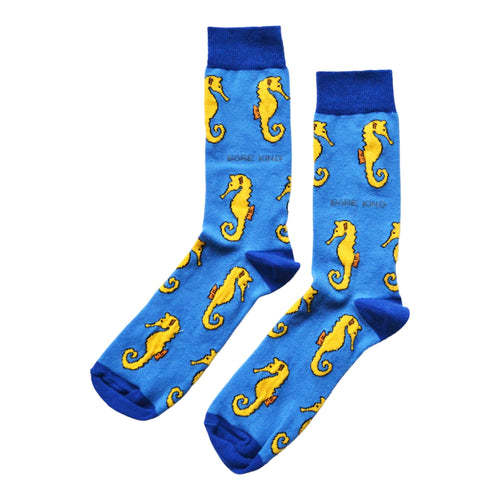Bare Kind Save the Seahorses Bamboo Socks