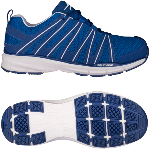 Solid Gear Pacific Lightweight Safety Work Safety Trainers Wide Fit By Snickers Blue