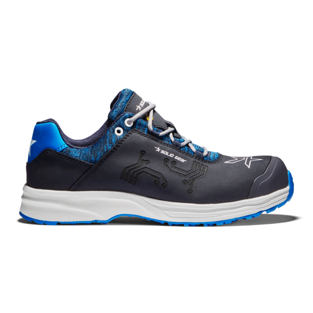 Solid Gear SG61008 Sea Non-Metallic Safety Work Safety Trainers Shoe Black / Blue