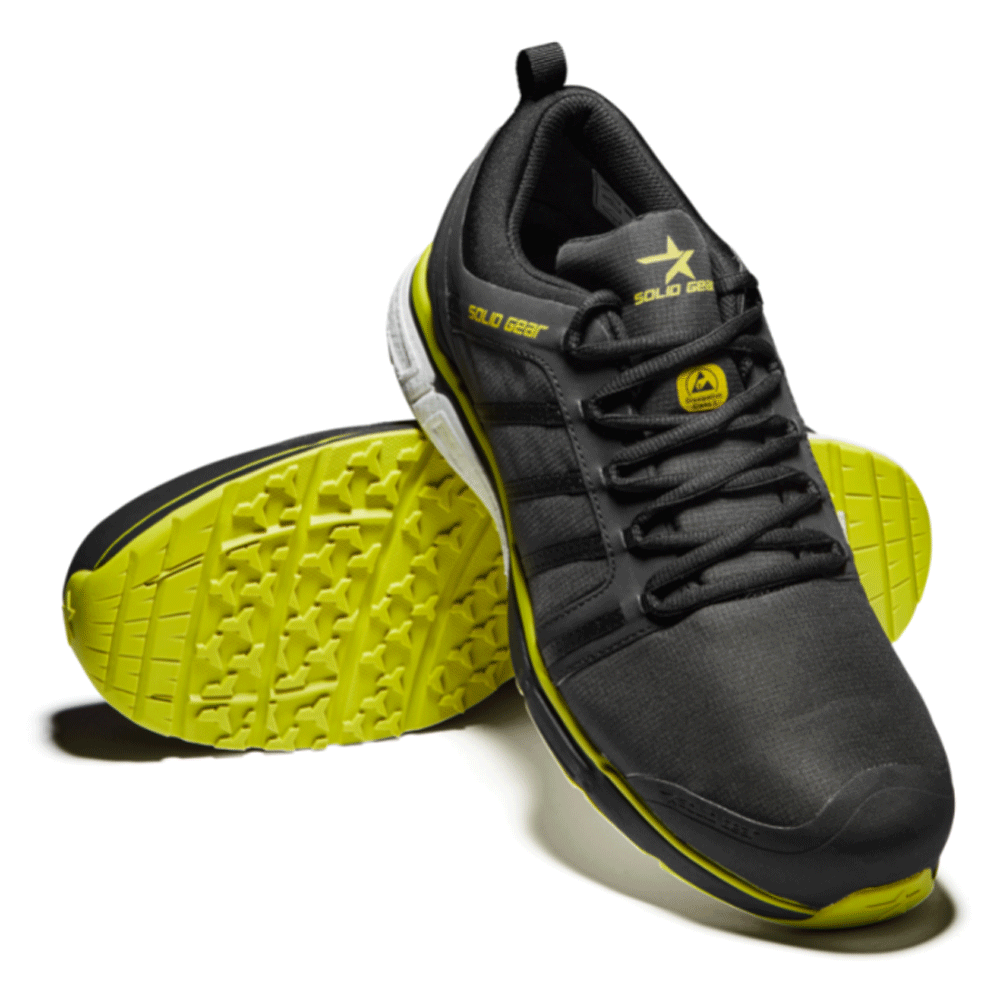 Solid Gear SG76001 Revolution Lightweight Safety Work Safety Trainers Black / Yellow