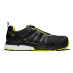 Solid Gear SG76003 Vent Steel Toe Cap Safety Trainers Work Safety Boots Black / Lime