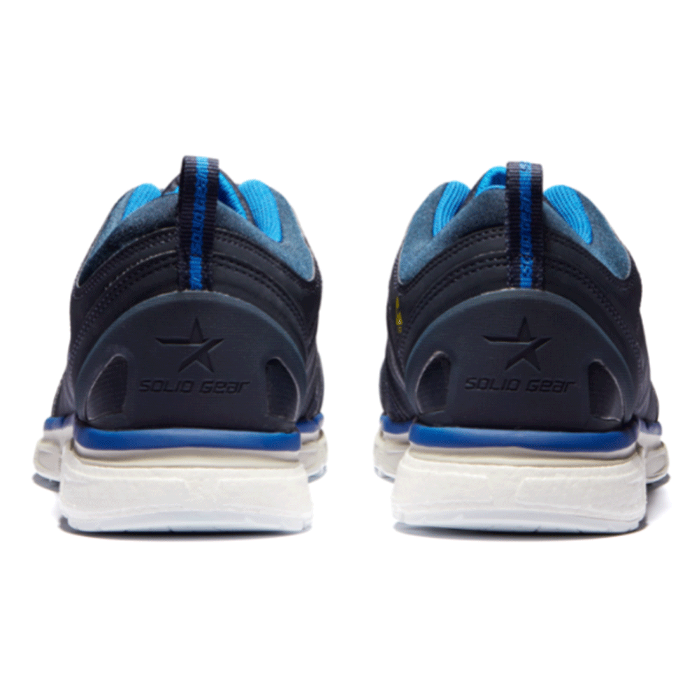 Solid Gear SG76006 Revolution Dawn Lightweight NANO Toe Cap Safety Trainers Navy Blue